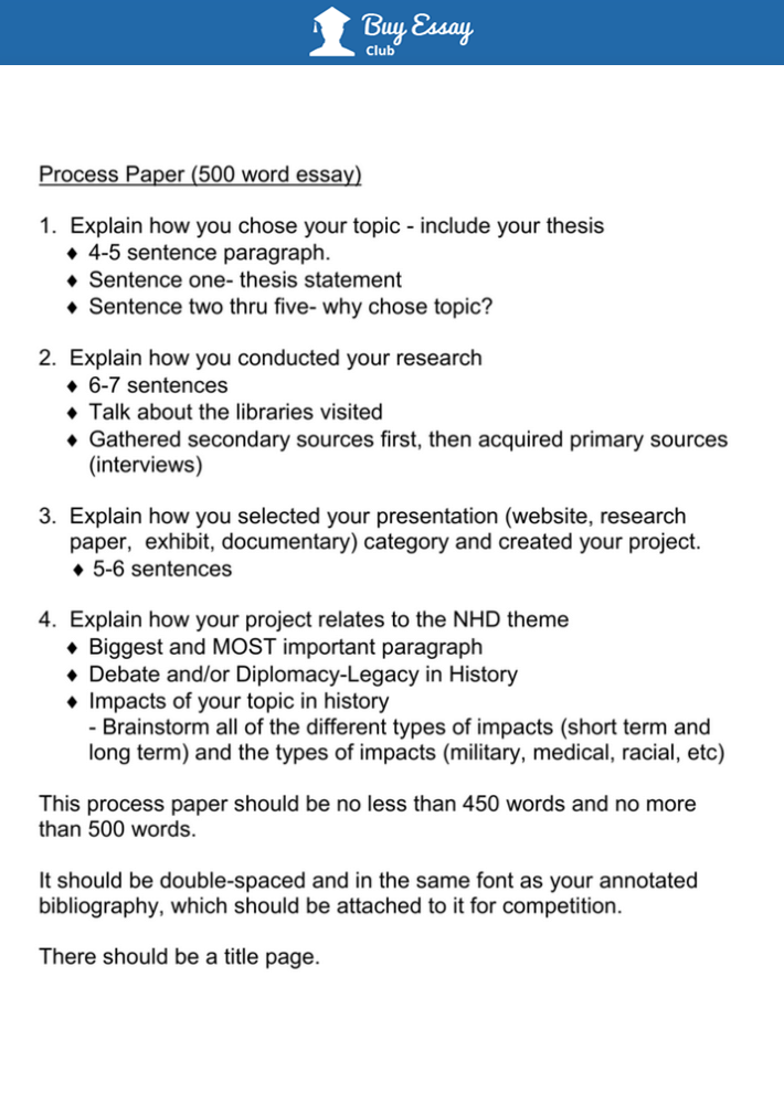 500-Word Essay Structure