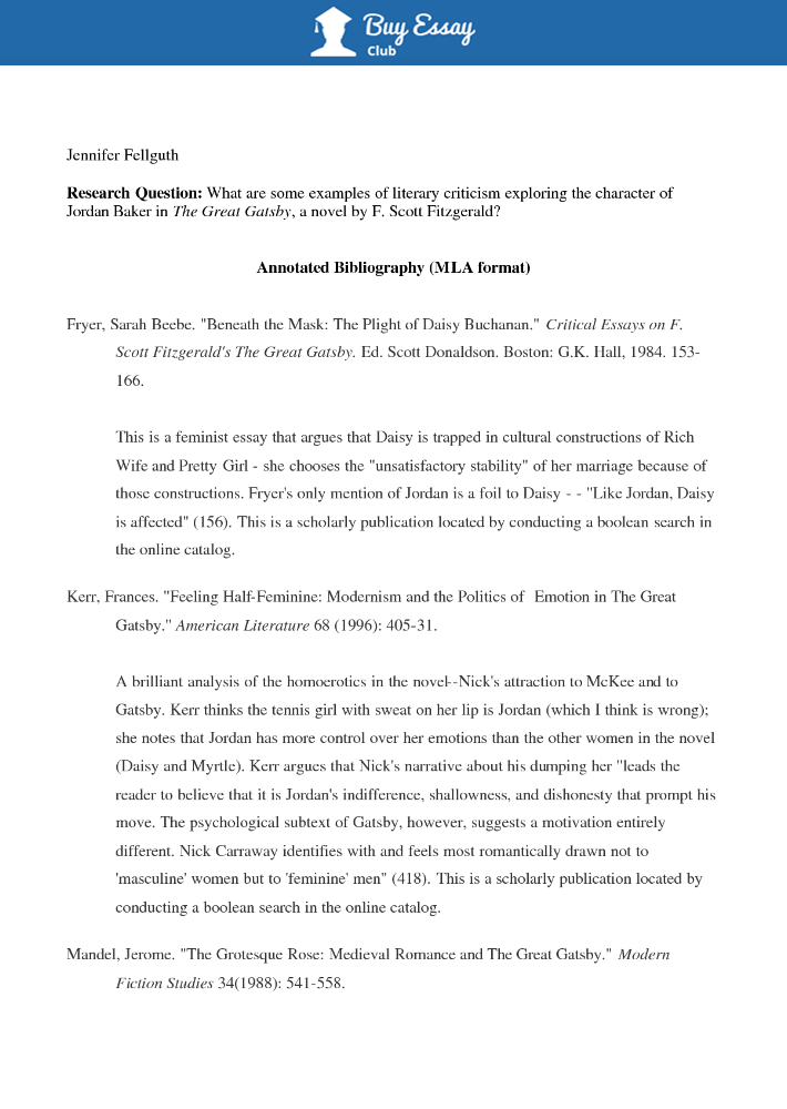 Learn How To Write An Annotated Bibliography Example In Different 