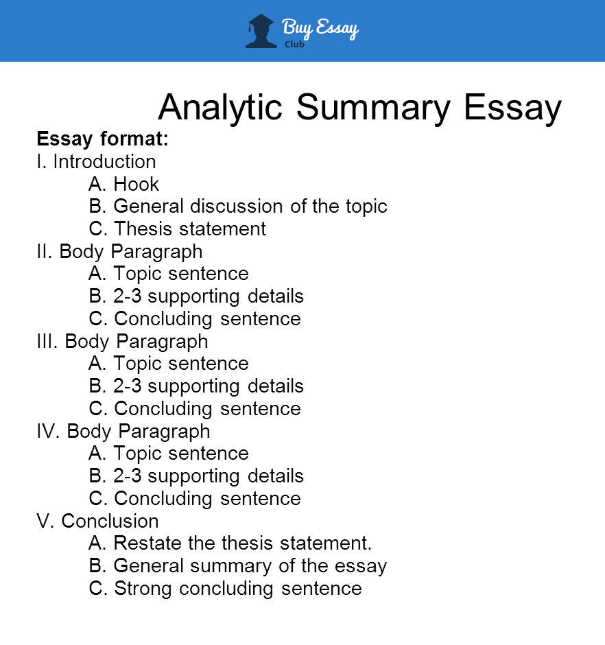 essay report structure